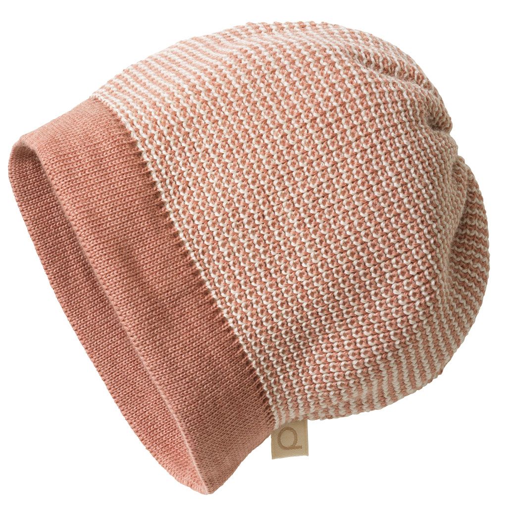disana Wollbeanie in der Farbe rose-natur in der Größe 1-4 - Wollkleidung